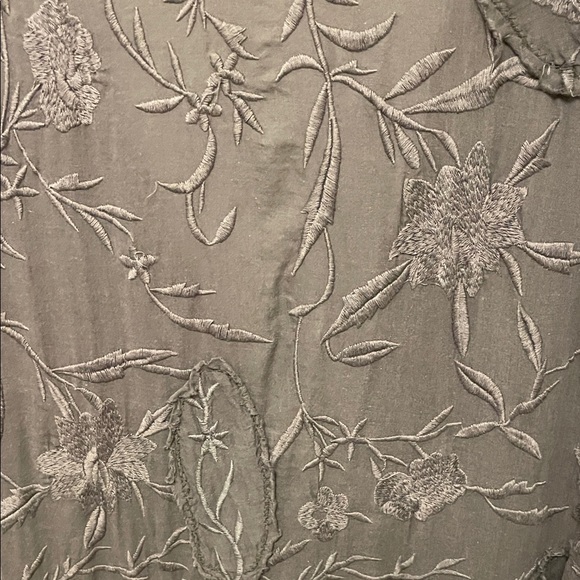 Women’s Magnolia Pearl Boho Embroidered/Appliqué Midi Kimono O/S - Picture 7 of 11